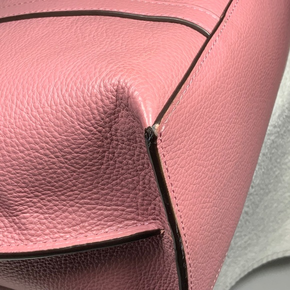 Coach Pink Leather May Tote Shoulder Bag - Picture 12 of 15